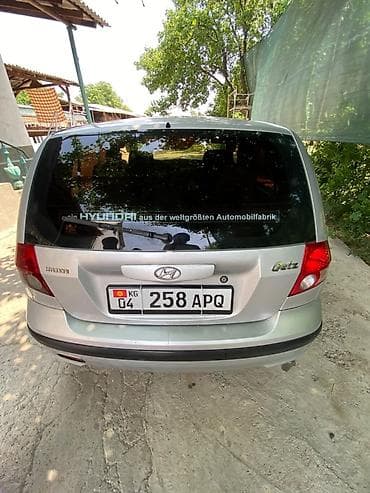 Унаа: Hyundai Getz: 2003 г., 1.1 л, Кол менен иштөөчү, Бензин, Хетчбек — 7