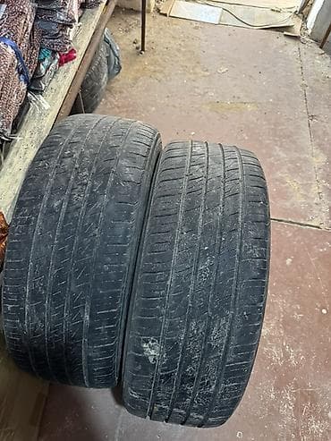 Шины 225 / 55 / R 17, Лето, Б/у, Комплект, Легковые, Корея, Kumho
