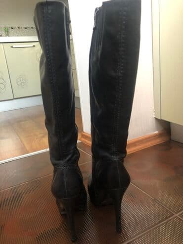 Женская обувь: Шикарные кожаные сапоги, очень удобные, ( брала в Евромоде за 8130 — 3