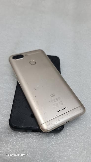 apple mac: Redmi, Redmi 6, Б/у, 64 ГБ, цвет - Золотой, 2 SIM — 5