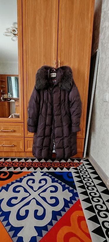 Пуховик, По колено, Стеганый, 2XL