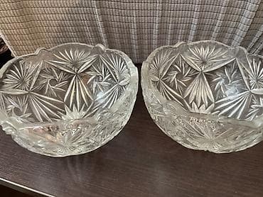салат варенье: Хрустальные салатницы (вазочки) производства СССР, украшенные — 2