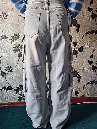 Шорты: Брюки Карго, Осень-весна, Новый, S — 2