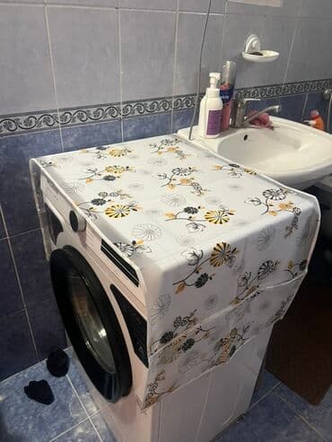 шкаф для стиральной машины: Чехол-накидка для стиральной машины - Формат: универсальная накидка — 1