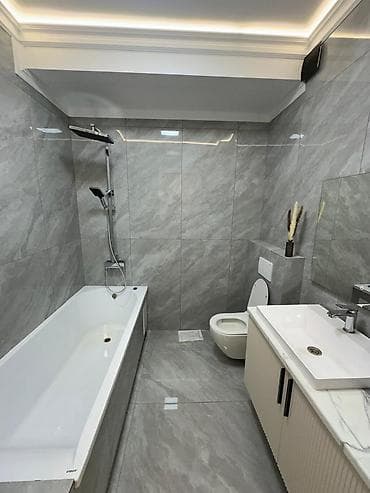 Квартиры: 2 комнаты, 86 м², Асанбай мкр Элитка, 15 этаж, Дизайнерский ремонт — 5