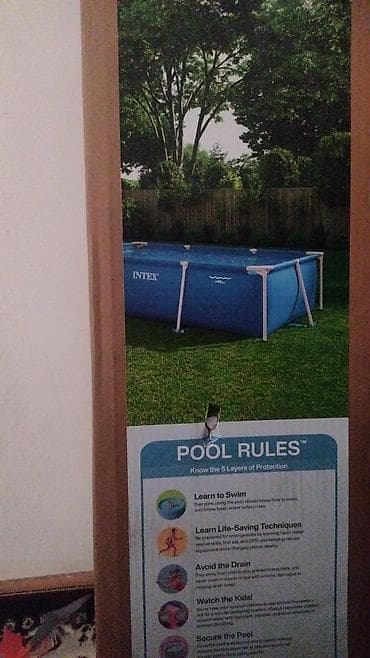 басеены: Каркасный прямоугольный бассейн Intex - Серия: Rectangular Frame Pool — 3