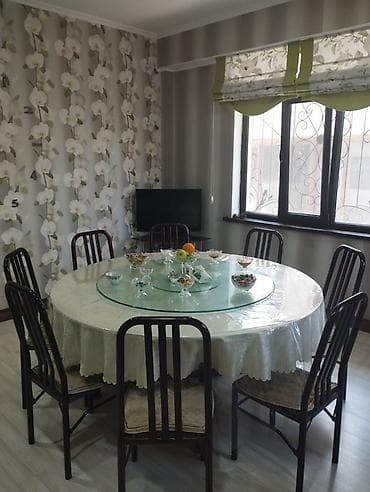 foldable table: Кухонный стол и стул, Б/у, цвет - Коричневый — 1