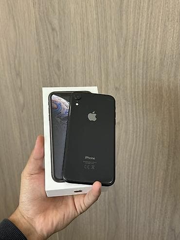 IPhone Xr, Колдонулган, 64 ГБ, Кара, Куту, 78 %