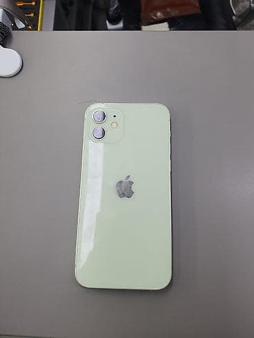 IPhone 12, Б/у, 128 ГБ, Зеленый, Защитное стекло, Чехол, 92 %