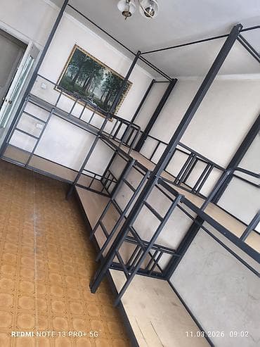 Металлические двухъярусные кровати для хостела/общежития