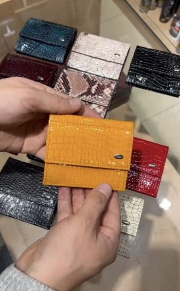 брендовые кошельки: Кожаный кошелёк — 6