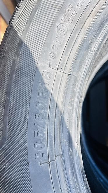 mazda primacy: Шины 205 / 60 / R 16, Лето, Б/у, Комплект, Легковые, Корея, Hankook — 5