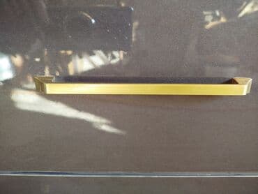 купить тумбу под телевизор: Комод для одежды, Б/у, Без зеркала, ЛДСП, цвет - Черный — 5