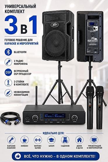 Аудиотехника: Готовый фирменный универсальный комплект 5×1 для: Караоке кабинок — 2