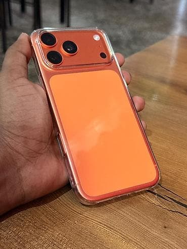 IPhone 17 Pro Max, Новый, 256 ГБ, Оранжевый, Чехол, 100 % at lalafo.kg IPhone 17 Pro Max, Новый, 256 ГБ, Оранжевый, Чехол, 100 %