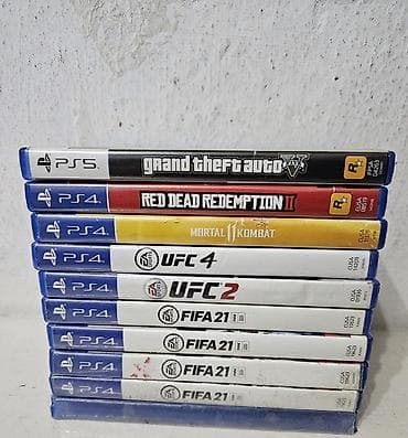 Видеоигры и приставки: Коллекция дисков для PlayStation (PS4 и PS5) Состав набора: - PS5 — 2