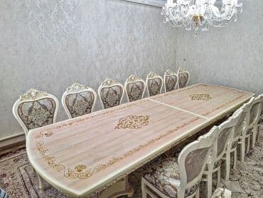 дом на колесах купить бишкек: Стол и стул для зала, цвет - Белый — 10