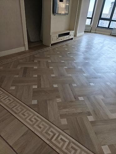 рестоврация полов: Паркетные работы любой сложности от MEGAPARQUET.KG Услуги: - Настил — 8