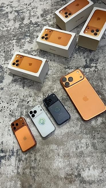 IPhone 17 Pro Max, Оранжевый, Коробка