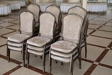 Офисная мебель: Стул для кафе, ресторанов, Железо, цвет - Бежевый — 1