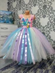 корабль игрушка: Детское платье, цвет - Белый, Новый — 26