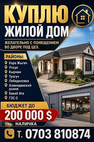 мелкий ремонт дома: Куплю жилой дом (желательно с помещением во дворе под цех) — 1