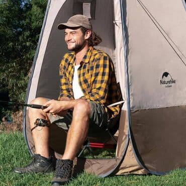 полатка чатыр: 🟠 Автоматическая палатка душ-туалет Naturehike Utility Tent 🟠 ⠀ — 7