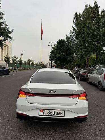 byd e7: Hyundai Avante: 2021 г., 1.6 л, Автомат, Гибрид, Седан — 8