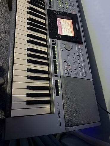 микрофон стойка: Синтезатор-аранжировщик Yamaha (серия PSR-3000) с цветным дисплеем и — 6