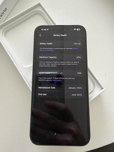 айфон 14про китайский: IPhone 15 Pro Max, Б/у, 256 ГБ, Natural Titanium, Коробка, 90 % — 2