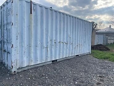 контейнер токмок: 20-футовый морской контейнер - Стальной каркас и рифлёные стенки - — 1