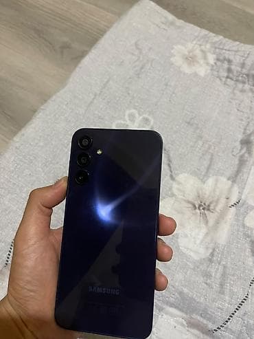 aiphone 16: Samsung Galaxy A15, Б/у, 256 ГБ, цвет - Синий, 2 SIM — 2