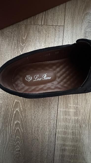 туф: Мужские туфли, 42, Loro Piana, Б/у, цвет - Черный, Самовывоз, Платная доставка — 4