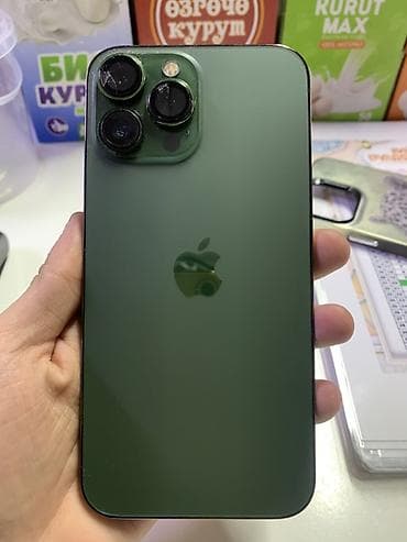 Apple iPhone: IPhone 13 Pro Max, Б/у, 256 ГБ, Зеленый, 79 % — 2