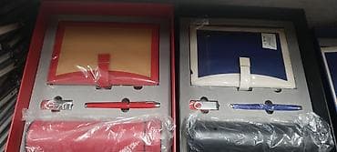 кожаные чехлы: Подарочные наборы для записи и бизнеса - Комплект: стильная записная — 4