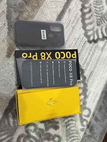 Poco X8 Pro, Б/у, 256 ГБ, цвет - Черный, 2 SIM