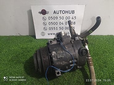 w210 e320: Компрессор Mitsubishi Б/у, Оригинал, Япония — 1