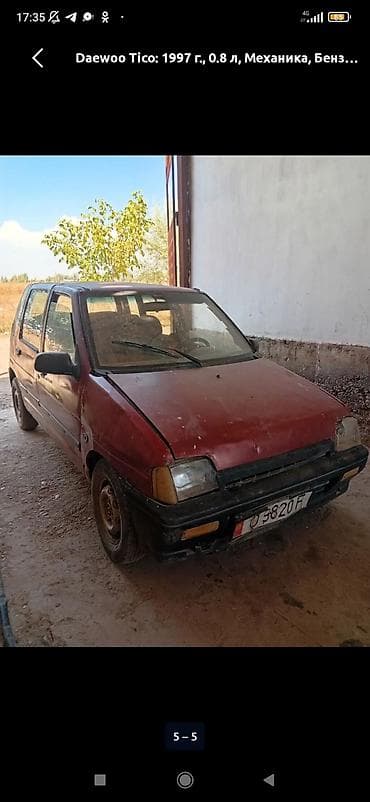devo matiz: Daewoo Tico: 1997 г., 0.8 л, Механика, Бензин, Хэтчбэк — 3