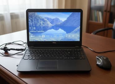 Ноутбук, Dell, 6 ГБ ОЗУ, Intel Core i5, 15.6 ", Б/у, Для работы, учебы, память HDD