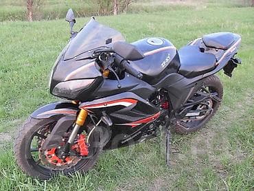 Транспорт: Рама китайского мотоцикла (стальная) regulmoto zf-250 (под двигатель — 3