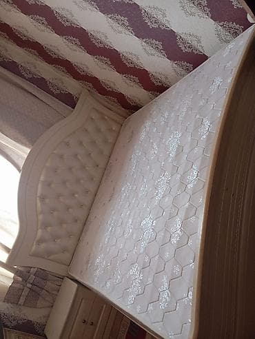 Балдар эмереги: Эки кишилик керебет, Жаңы, Матрасы бар, узуну - 2 см — 4