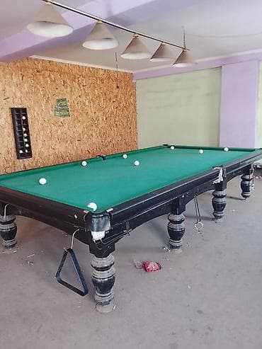 Боз үй: Бильярдный стол для русской пирамиды - Размер игрового поля — 1