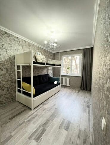 однокомнатная квартира в центре города ош: 2 комнаты, 43 м², 104 серия, 2 этаж, Евроремонт — 2