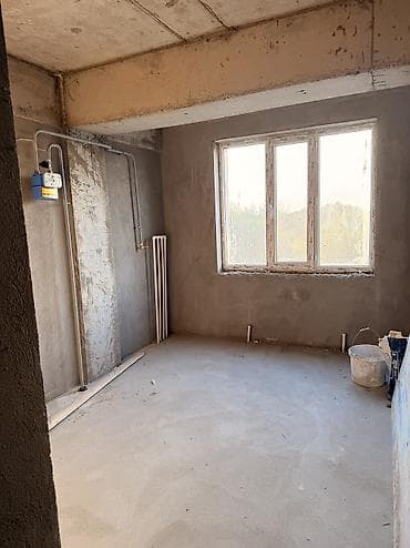квартира бикек: 2 комнаты, 63 м², Кудайберген авторынок Индивидуалка, 2 этаж, ПСО (под самоотделку) — 3