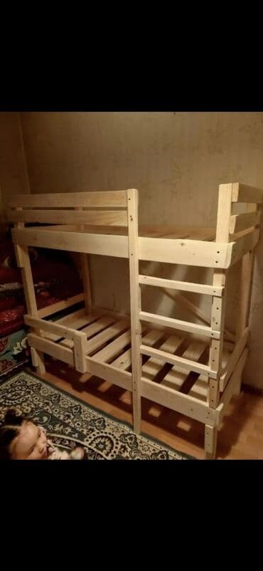 Ассолому алейкум!! Эки кабатуу кровать жасайбыз таза сыйда жыгачтан