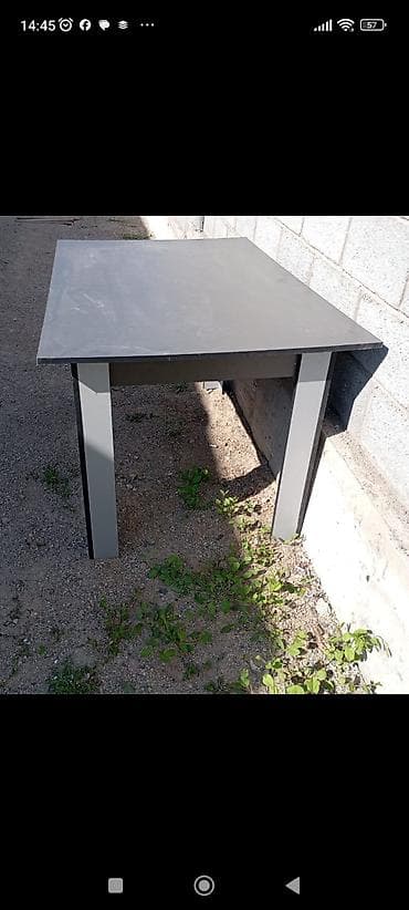 столи кухоние: Кухонный стол, Прямоугольный, Нераскладной — 2