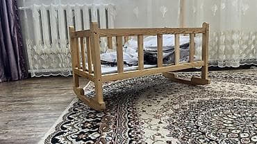 люлька бишкек: Люлька, Новый, Качалка, Дерево, цвет - Бежевый, Самовывоз — 1