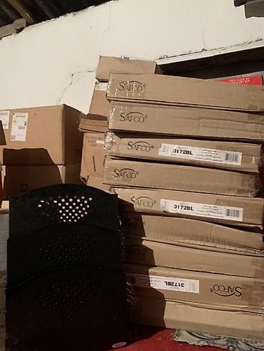 Офис текчелери: Кеңсе үчүн текче, Темир, түсү - Кара — 3