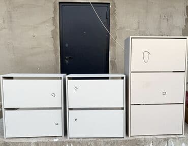 токмок шифонеры: Тумба жана бут кийим койгуч, Жаңы, Башка материал, Өзү алып кетүү, Акылуу жеткирүү, түсү - Ак — 1