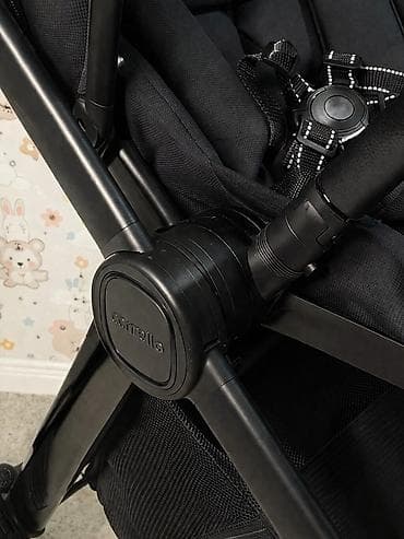 чарон бейби: Детская прогулочная коляска Carrello 2 в 1 - Цвет: черный total — 3